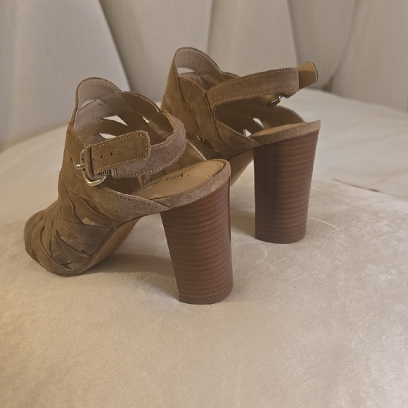 Via Spiga Brown Heeled Sandals with Slingback Strap - Picture 9 of 9